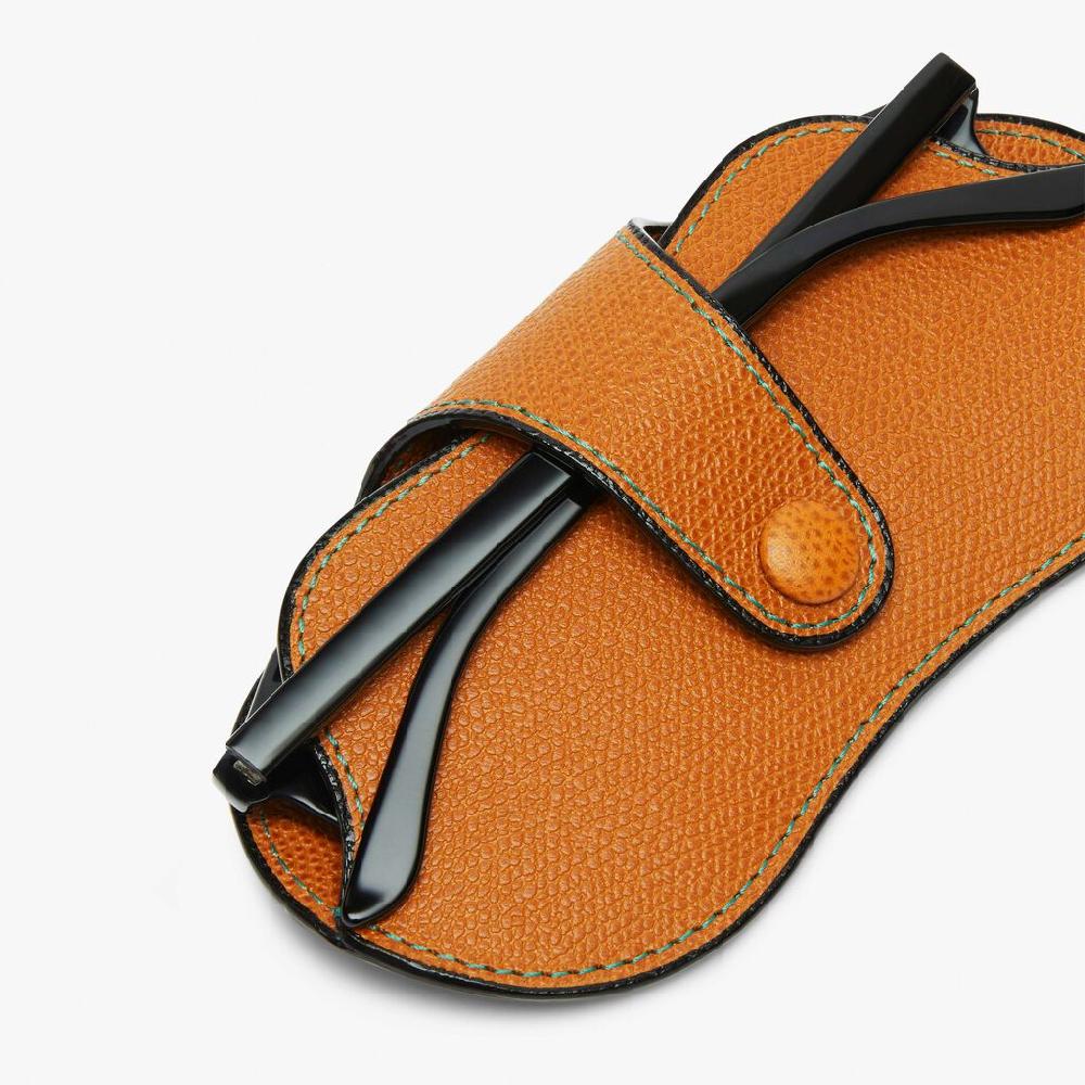 Valextra Custodia occhiali in Pelle Marrone | Valextra Presa