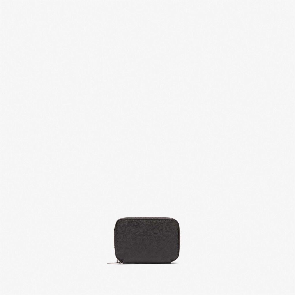 Valextra Portatessere in Pelle Grigia | Valextra Zip Around Sconto