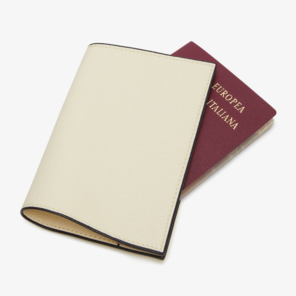 Valextra Porta passaporto da Donna in Pelle Bianca di Lusso | Valextra Economico