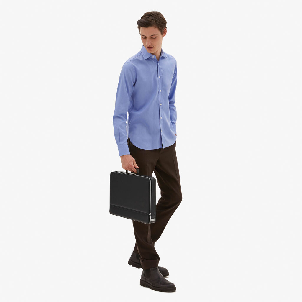 Valextra Valigetta 24 ore: cartella rigida in Pelle Nera | Valextra Premier Outlet