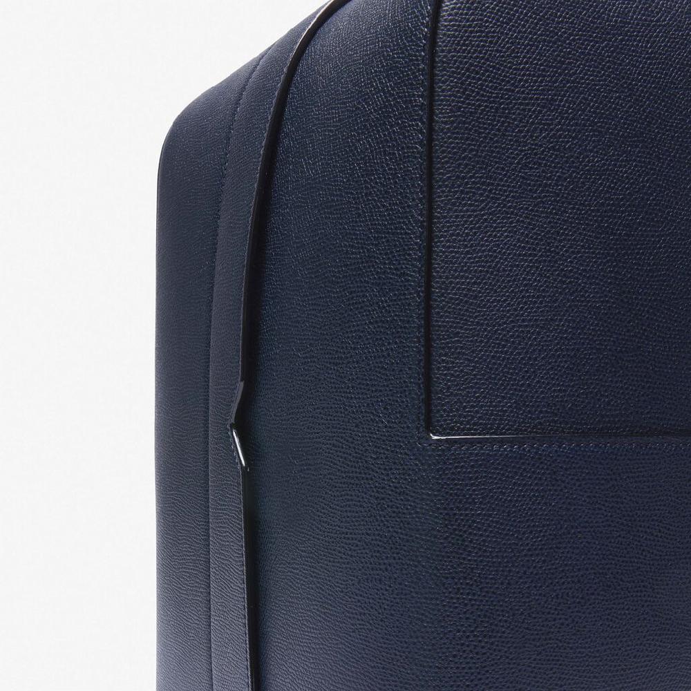 Valextra Zaino porta PC e tablet in Pelle Blu | Valextra V-Line Negozio
