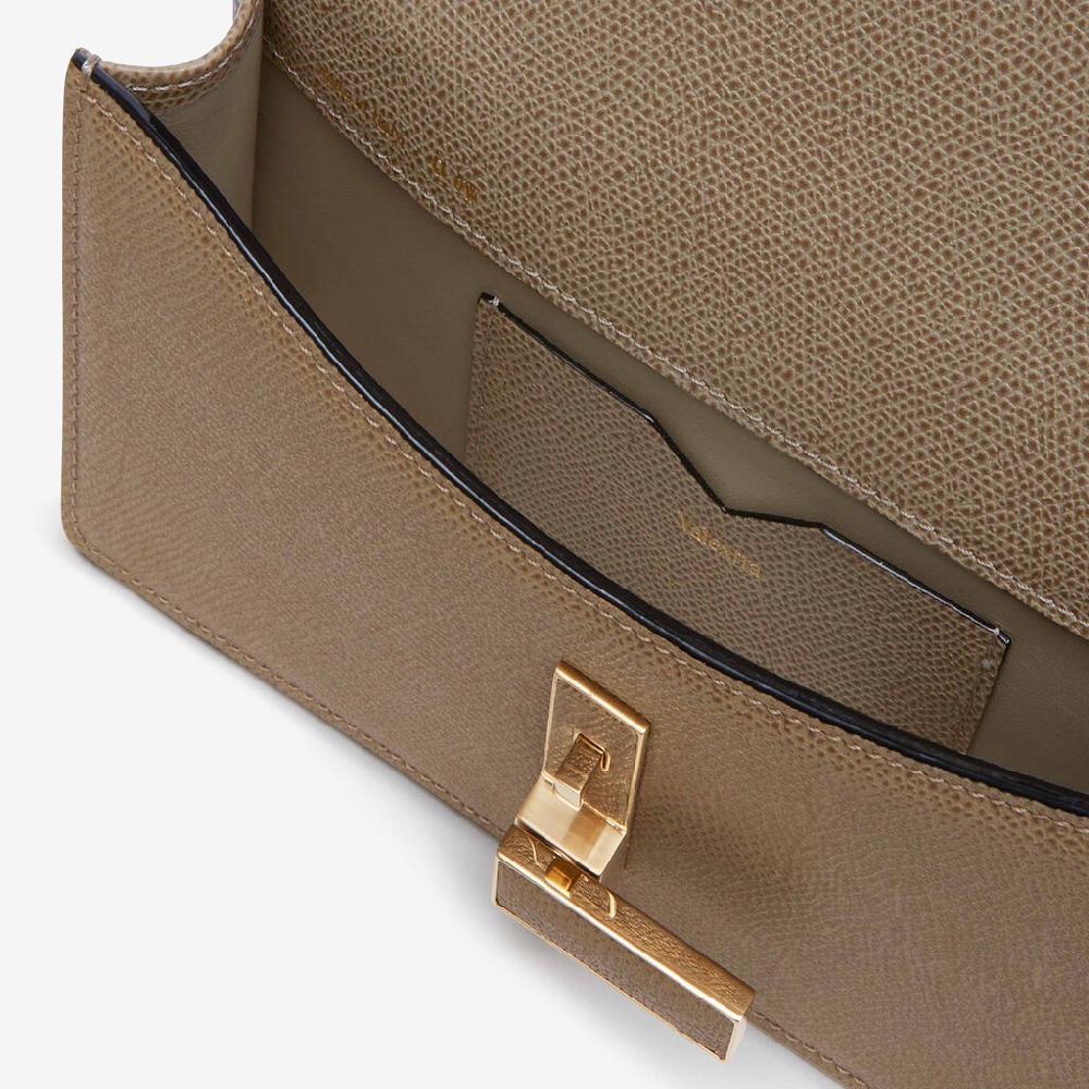 Valextra Clutch da Donna in Pelle Marrone di Lusso | Valextra Iside Offerta