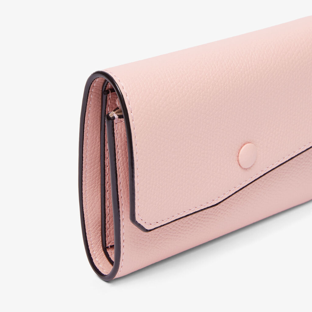 Valextra Portafoglio piccolo da Donna in Pelle Rosa | Valextra Pocket Economico