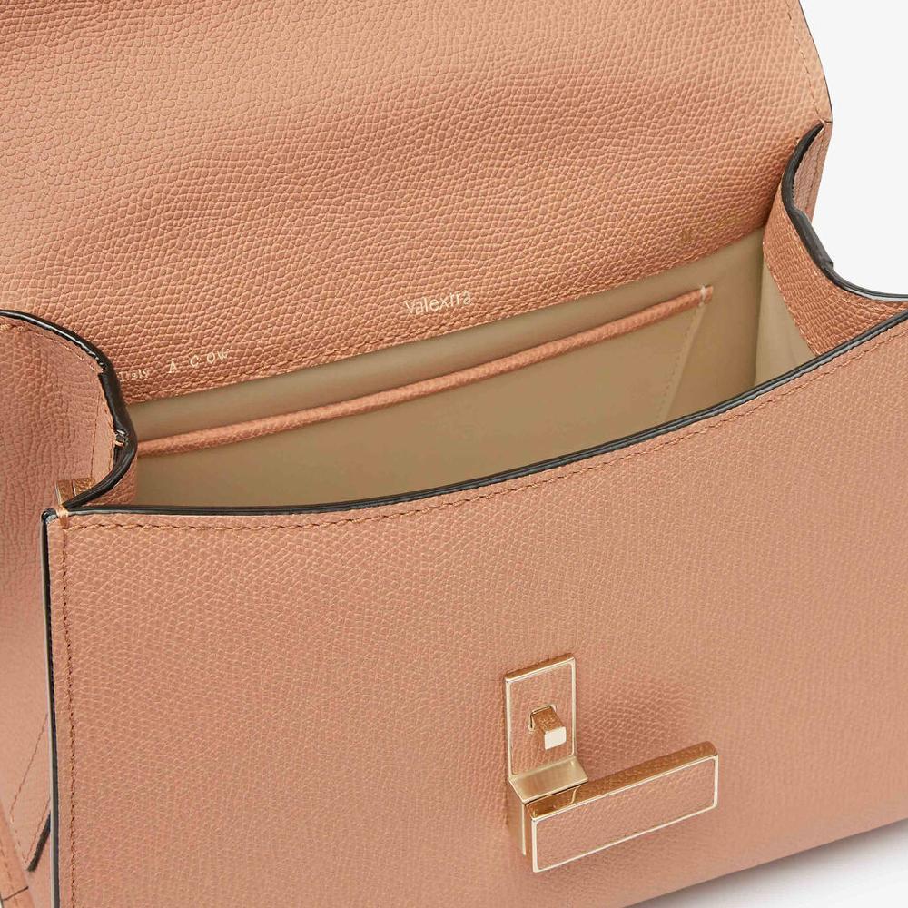 Valextra Borsa a mano Donna Mini in Pelle Marrone | Valextra Iside Online