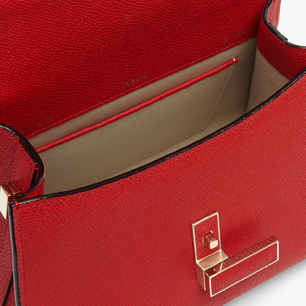 Valextra Borsetta a mano da Donna in Pelle Rossa | Valextra Iside In Vendita