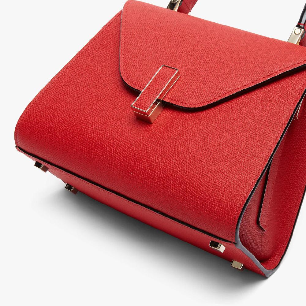 Valextra Borsetta a mano da Donna in Pelle Rossa | Valextra Iside In Vendita