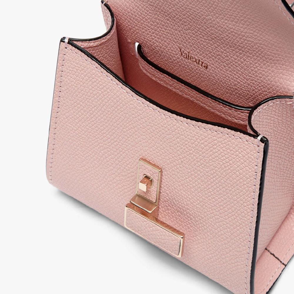 Valextra Borsetta cintura da Donna in Pelle Rosa | Valextra Iside Negozio