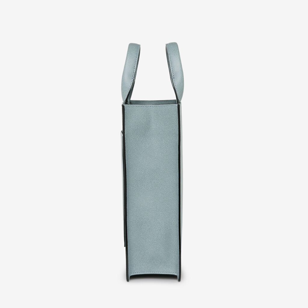 Valextra Tote bag Mini in Pelle Blu | Valextra Boxy Pezzi Unici
