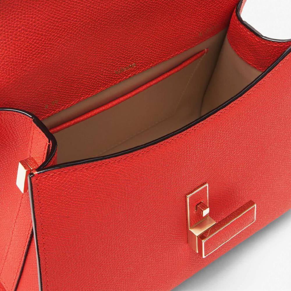Valextra Borsa a mano Mini in Pelle Rossa Papavero | Valextra Iside Fino Al -60%