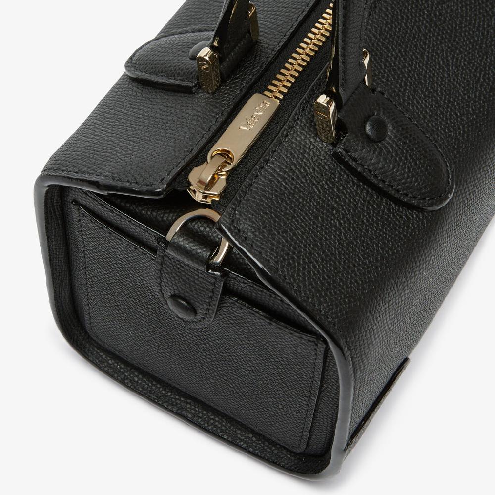 Valextra Borsa bauletto Mini elegante in Pelle Nera | Valextra Babila Prezzo Ridotto