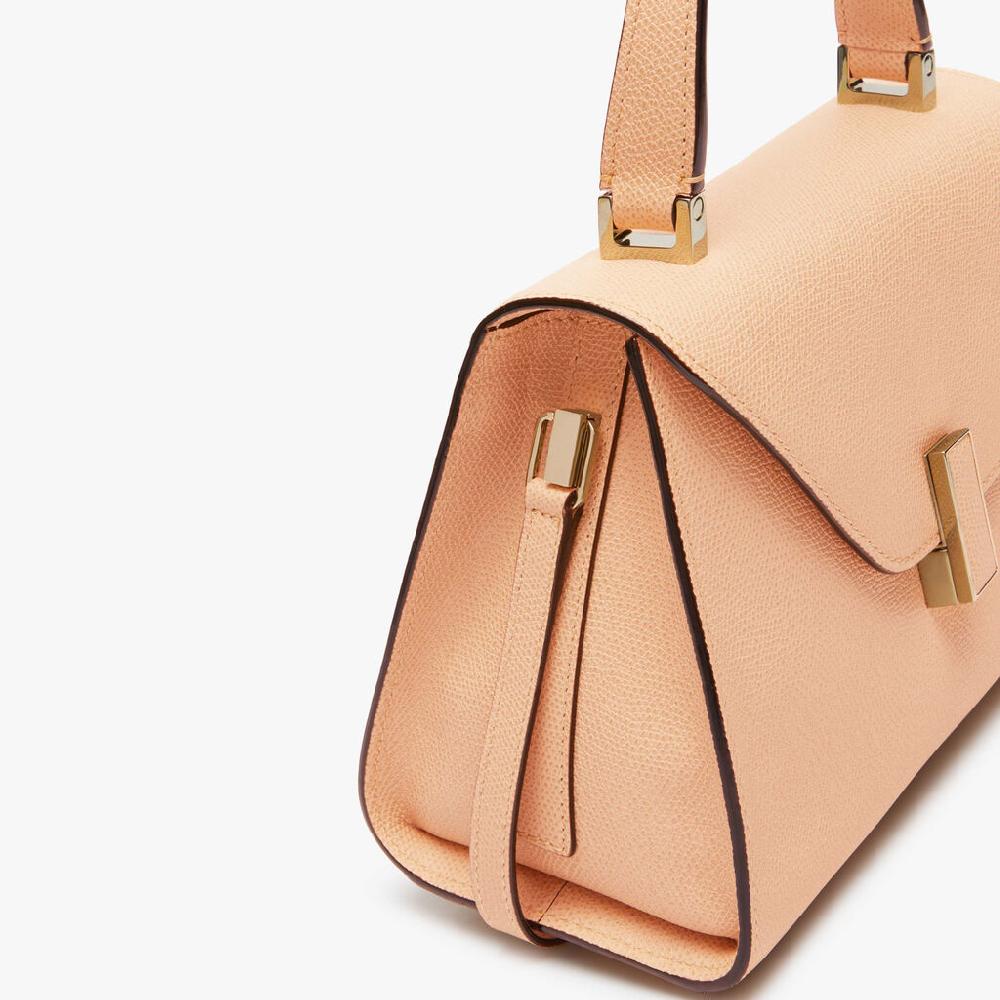 Valextra Borsa a mano Mini in Pelle Rosa Cipria | Valextra Iside Offerta