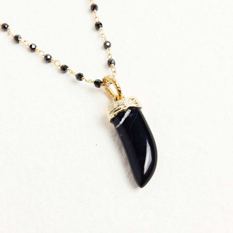 ALMALA COLLANA CORNO | NERO Outlet