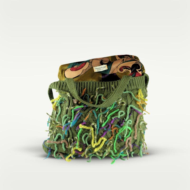 ALMALA BORSA LANA | VERDE Novità