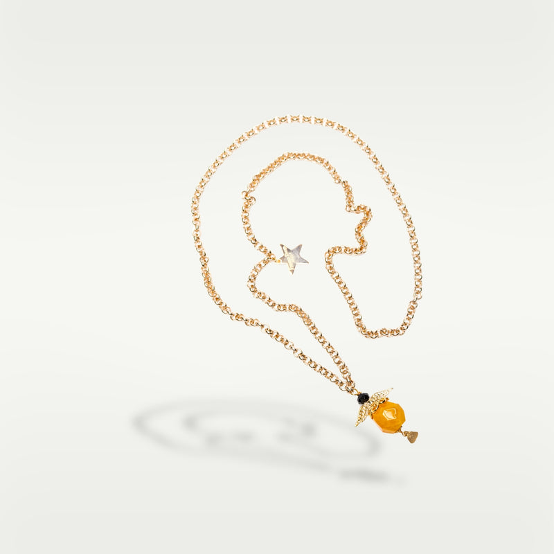 ALMALA COLLANA STONE ANGEL | GIALLO Vendita