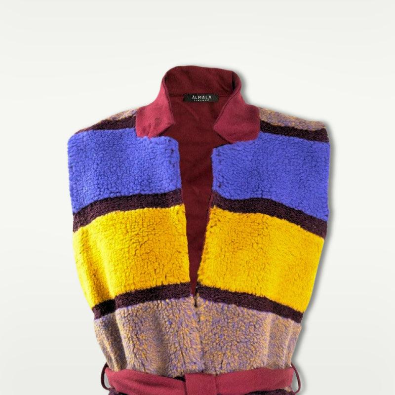 ALMALA GILET KASHMIR | BORDEAUX Spedizione Gratuita