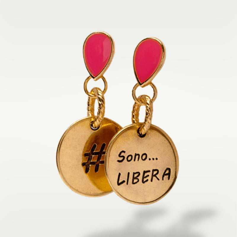 ALMALA ORECCHINO #SENTIMENT | FUCSIA In Linea