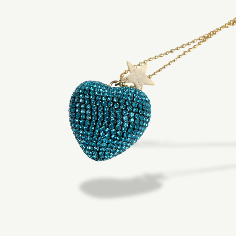 ALMALA COLLANA CUORE STRASS | TURCHESE Hotsell