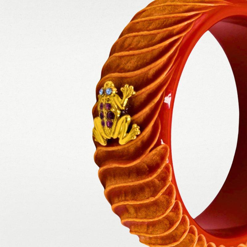 ALMALA BRACCIALE ACETATE FROG | MATTONE CHIARO 2025