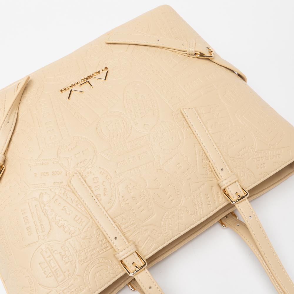 Alv by alviero martini Shopping bag large debossed passport ALV by Alviero Martini – ALVB9201 Shopping Online