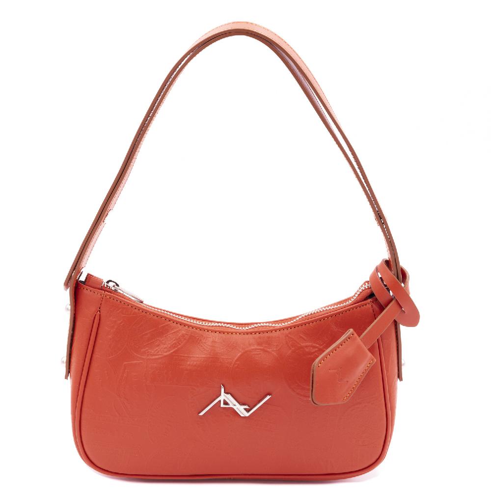 Alv by alviero martini Borsa a mezzaluna in pelle stampa Passport – ALVBT200X 2025