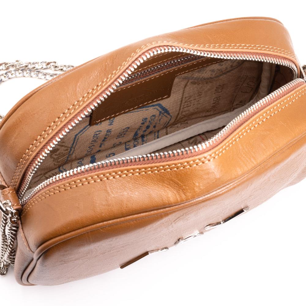 Alv by alviero martini Borsa a tracolla in pelle con stampa – ALVBT300X Nuovo