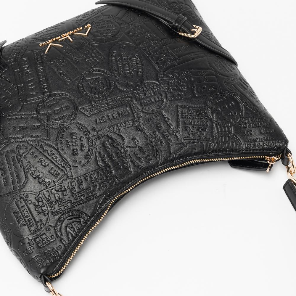 Alv by alviero martini Hobo Medium bag debossed passport ALV by Alviero Martini – ALVB9202 Economico