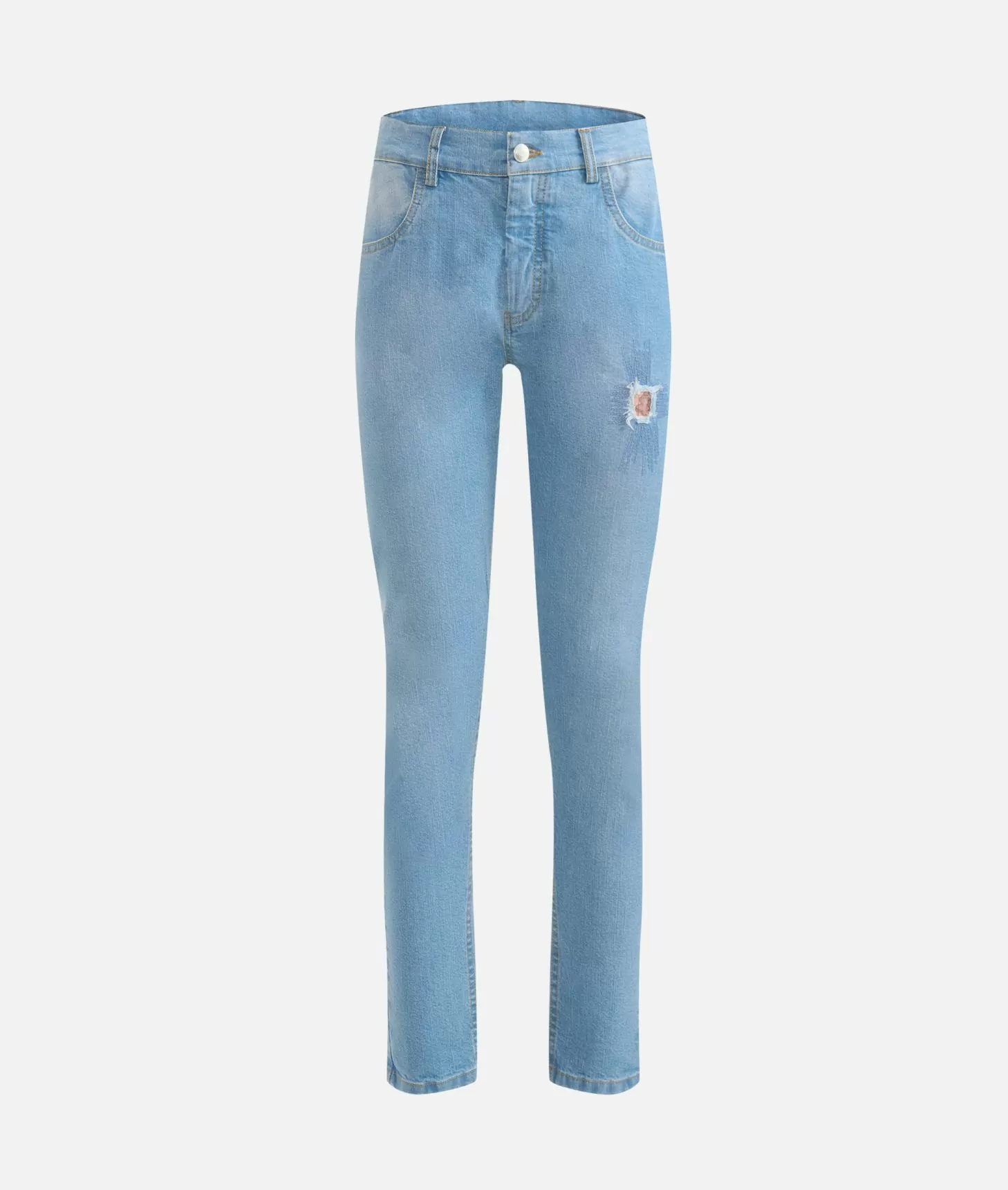 Alviero martini 1a classe Jeans slim in denim stretch trattato con dettaglio Geo Classic Blu Beach Consegna Veloce