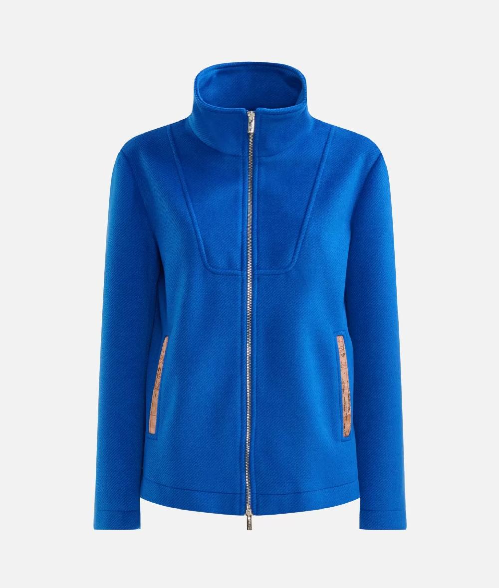 Alviero martini 1a classe Giubbino corto in panno diagonale con zip Denim Offerte giornaliere