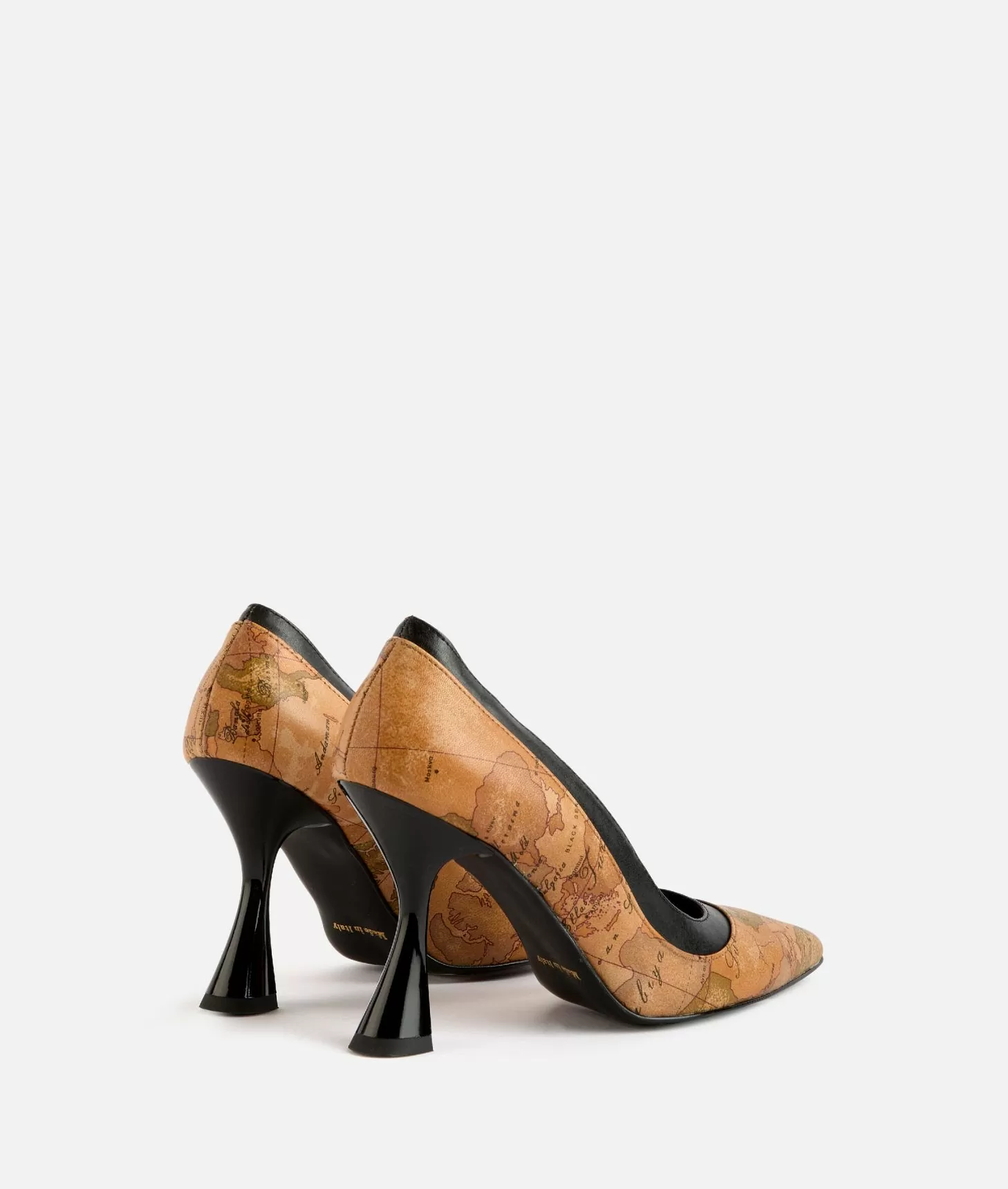 Alviero martini 1a classe Décolleté in nappa con tacco a rocchetto Geo Classic Hotsell