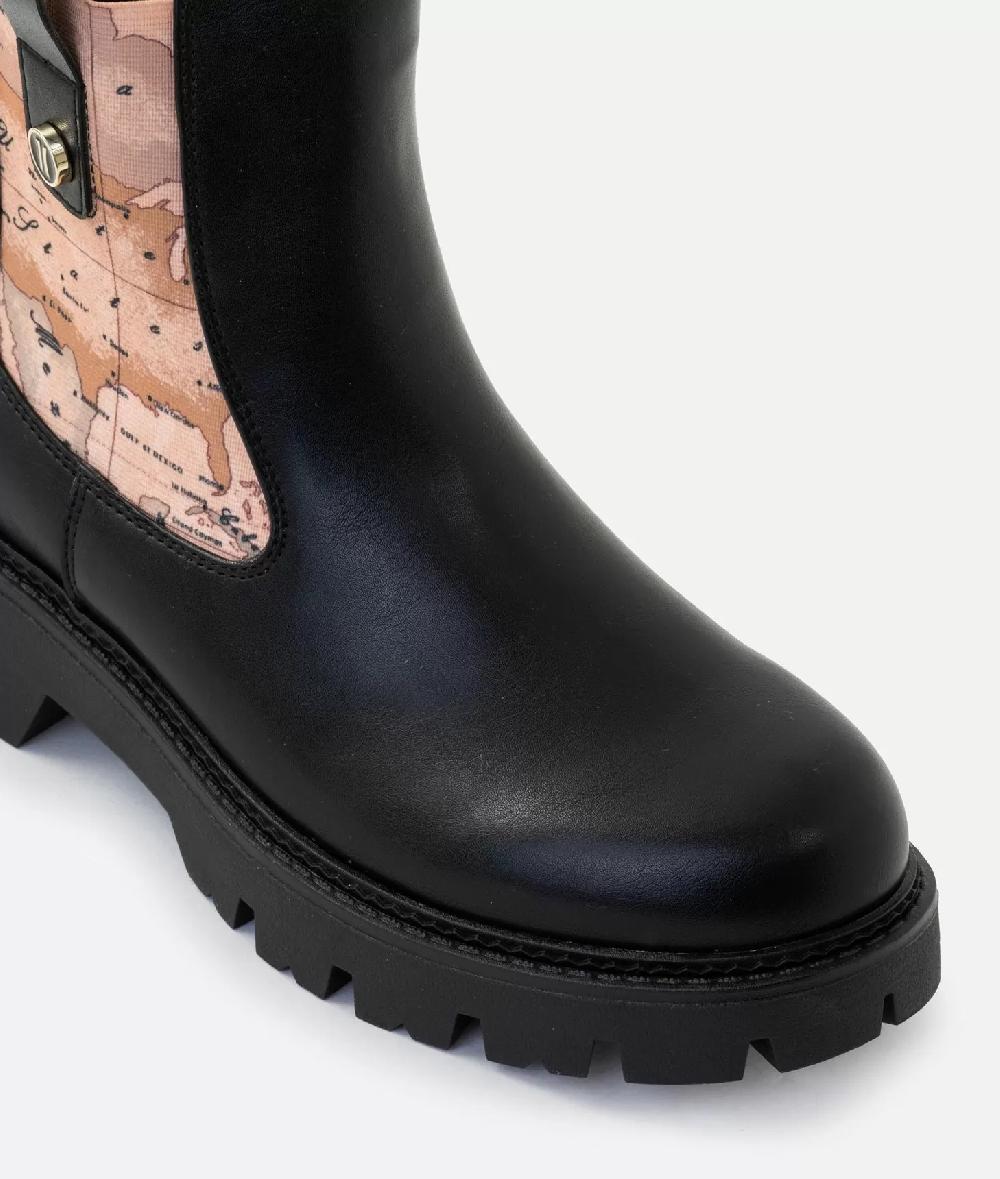 Alviero martini 1a classe Stivaletti beatles in eco nappa con bottoncino 1C Neri 2025