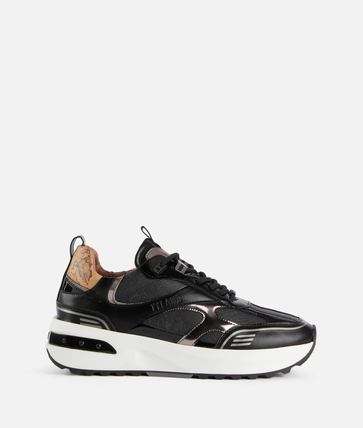 Alviero martini 1a classe Geo Road Delhi sneakers in tessuto Geo Night Nere