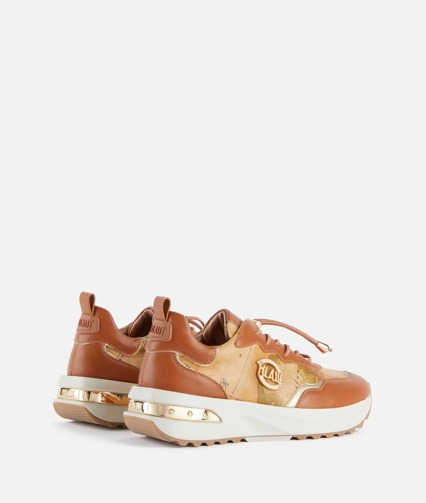 Alviero martini 1a classe Geo Road Marrakech sneakers in eco nappa Castagna Negozi Online