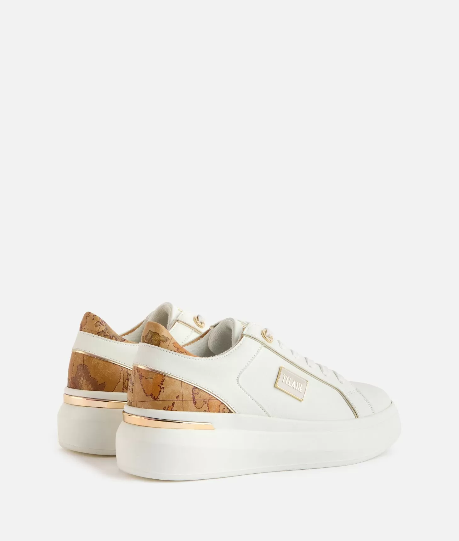 Alviero martini 1a classe Sneakers in eco nappa con targhetta smaltata 1ᴬ Classe Bianche Shopping Online