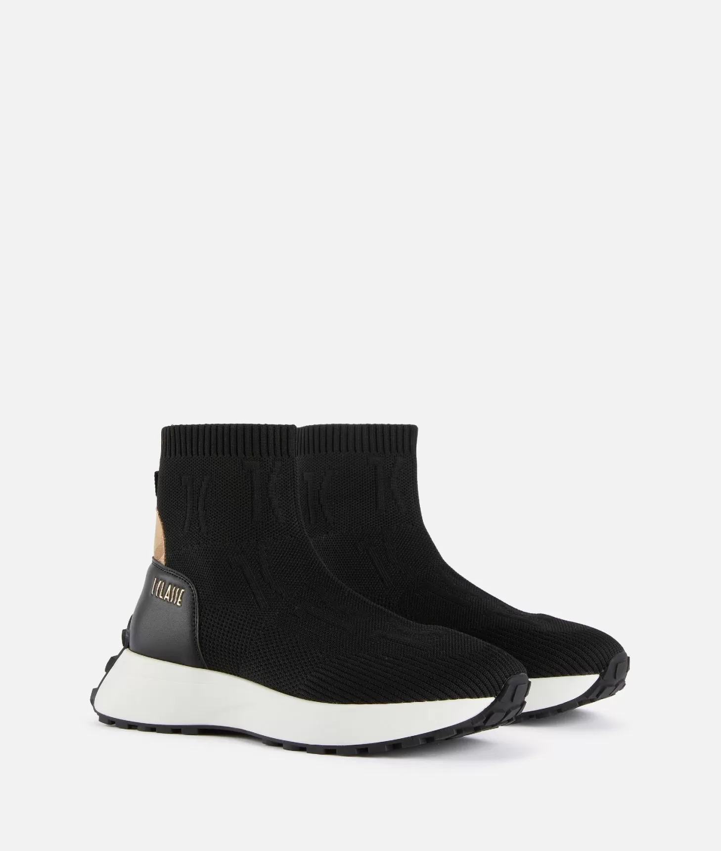 Alviero martini 1a classe Running a calza con motivo Monogram 1C Nere Sottocosto