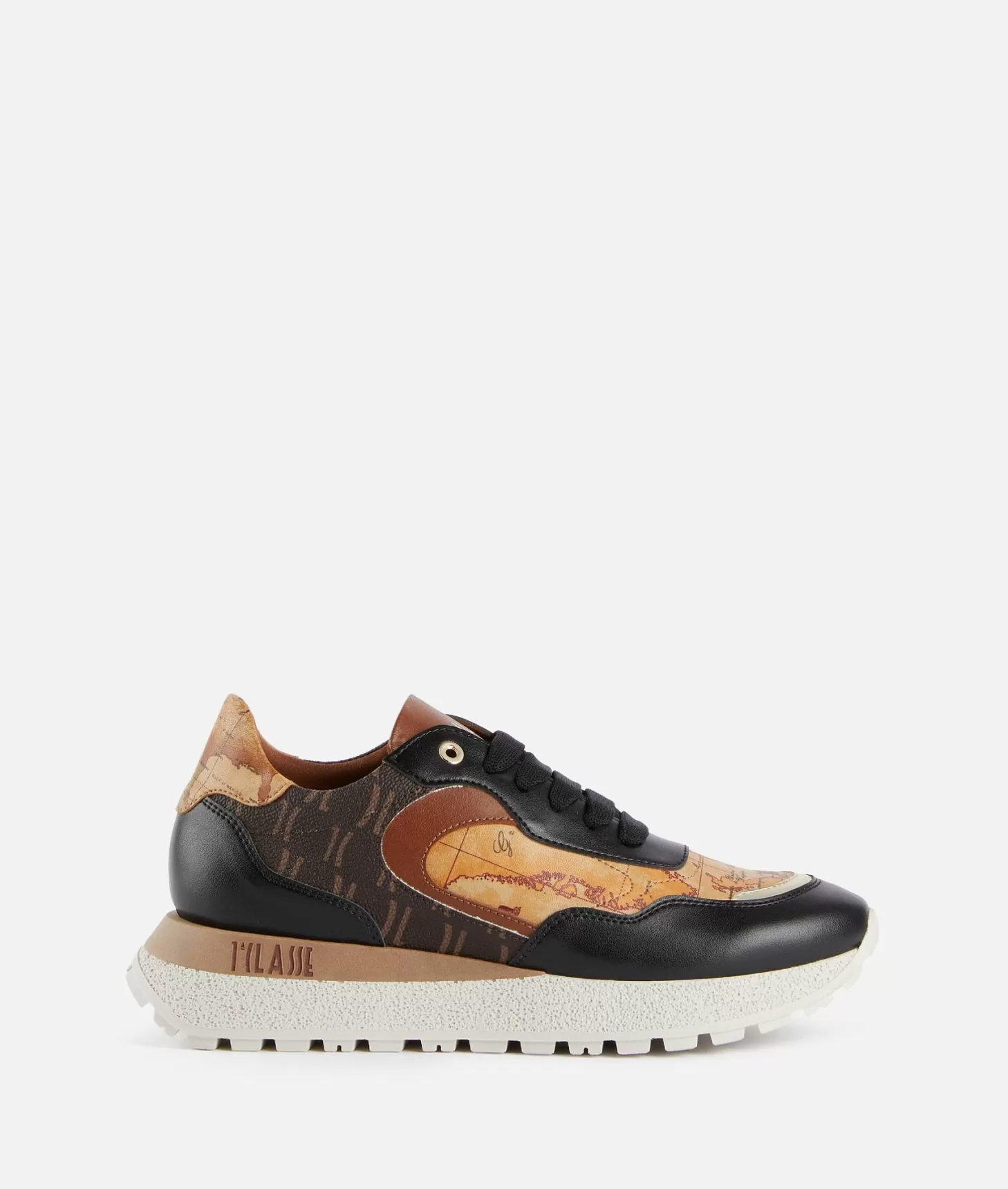 Alviero martini 1a classe Running in tessuto Monogram 1C ed eco nappa Geo Classic Nere