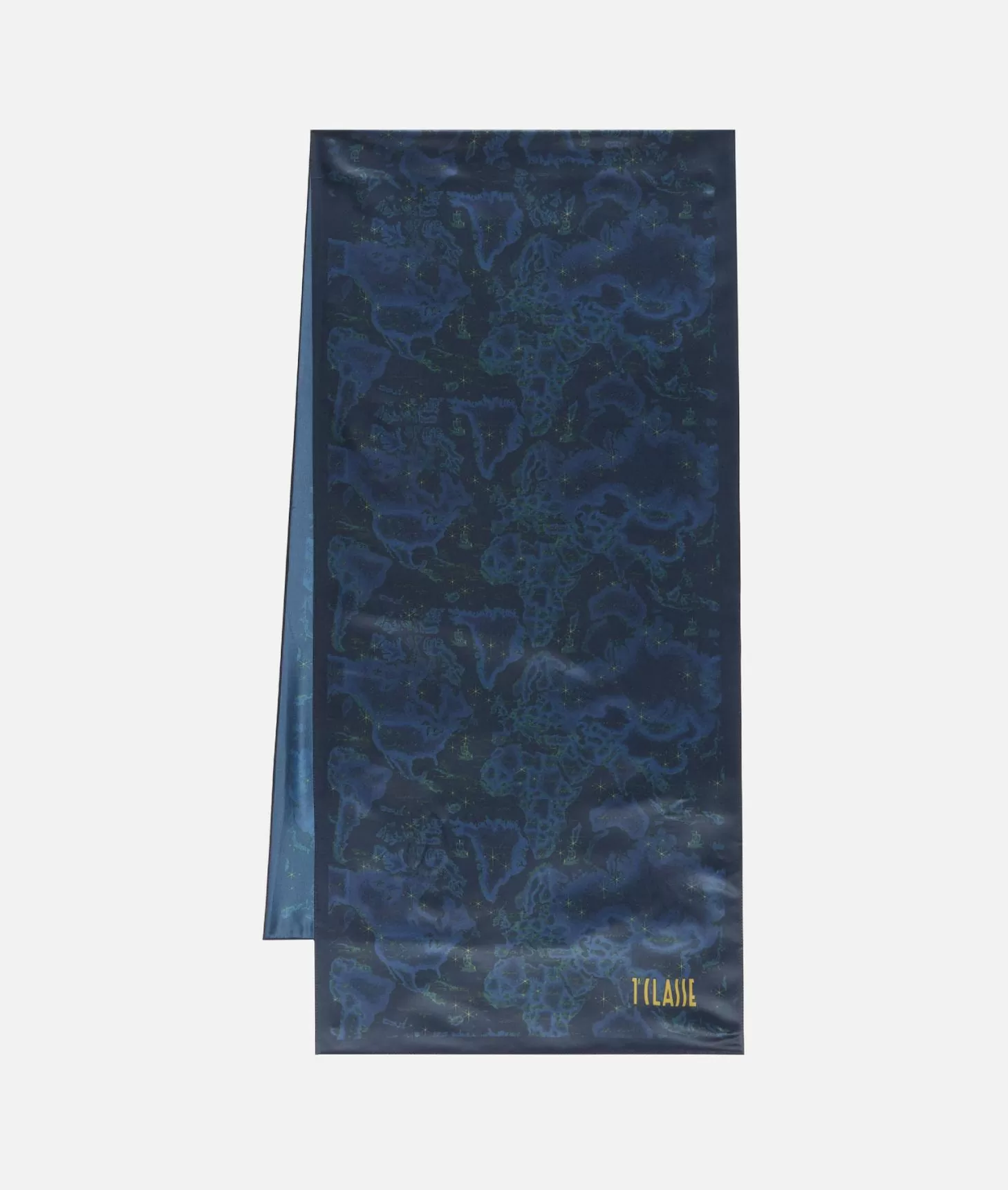 Alviero martini 1a classe Sciarpa Geo Midnight 45 x 180 Blu Notte In Vendita