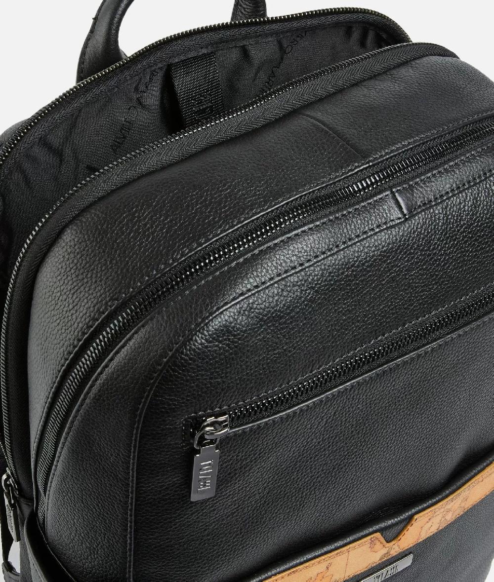 Alviero martini 1a classe Beta Leather zaino portacomputer Nero Promozione
