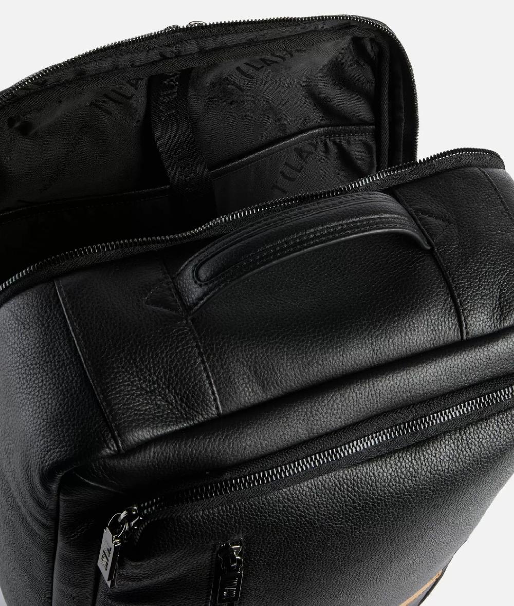 Alviero martini 1a classe Beta Leather zaino da viaggio tripla portabilità Nero Pezzi Unici
