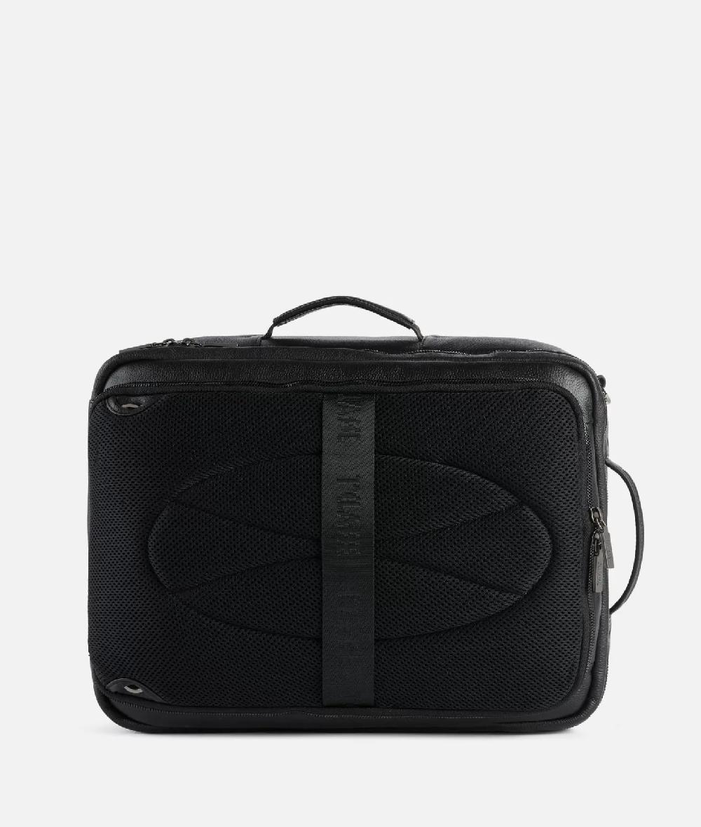 Alviero martini 1a classe Beta Leather zaino da viaggio tripla portabilità Nero Pezzi Unici