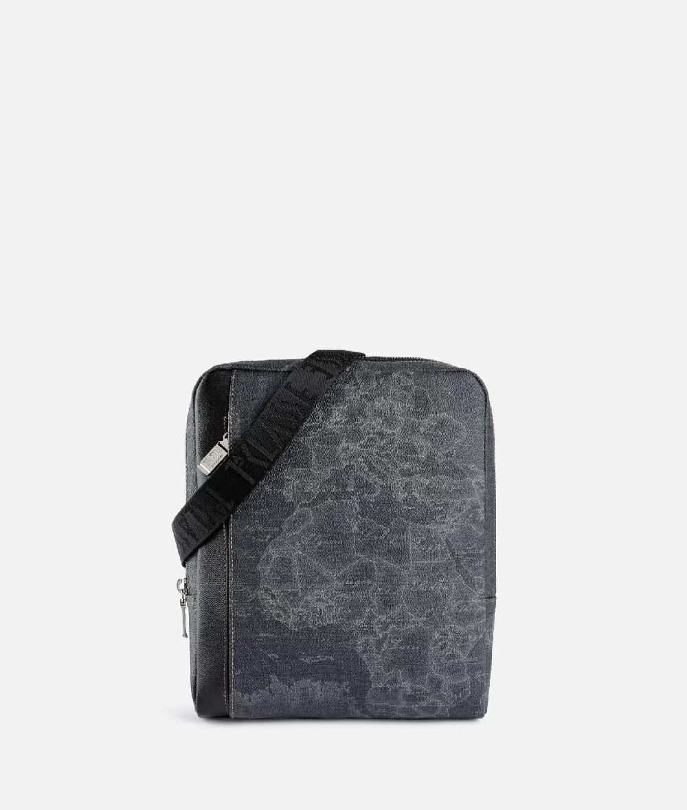 Alviero martini 1a classe Geo Black tracolla con nastro Shopping Online