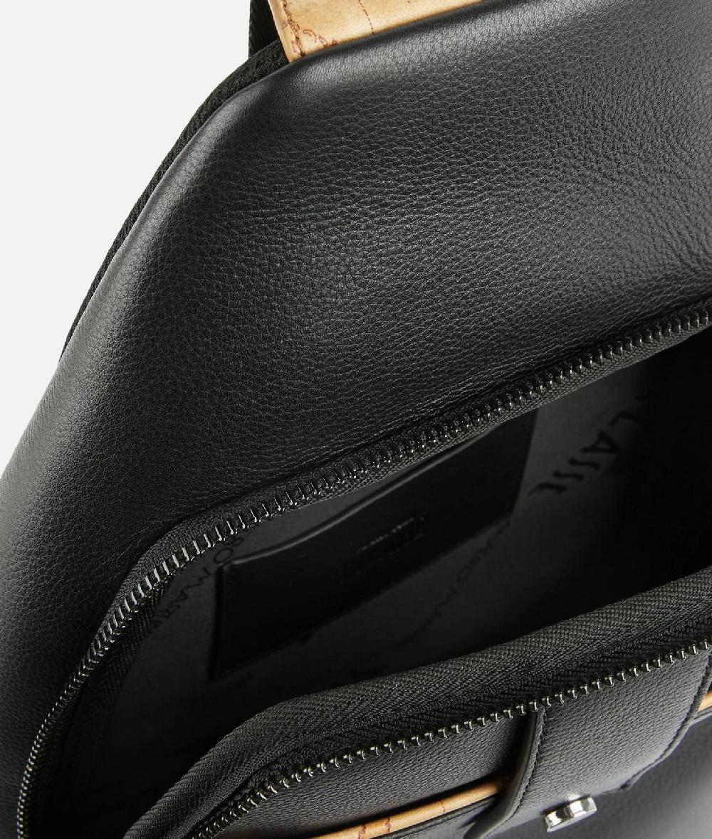 Alviero martini 1a classe Zaino monospalla in pelle Nero Saldi