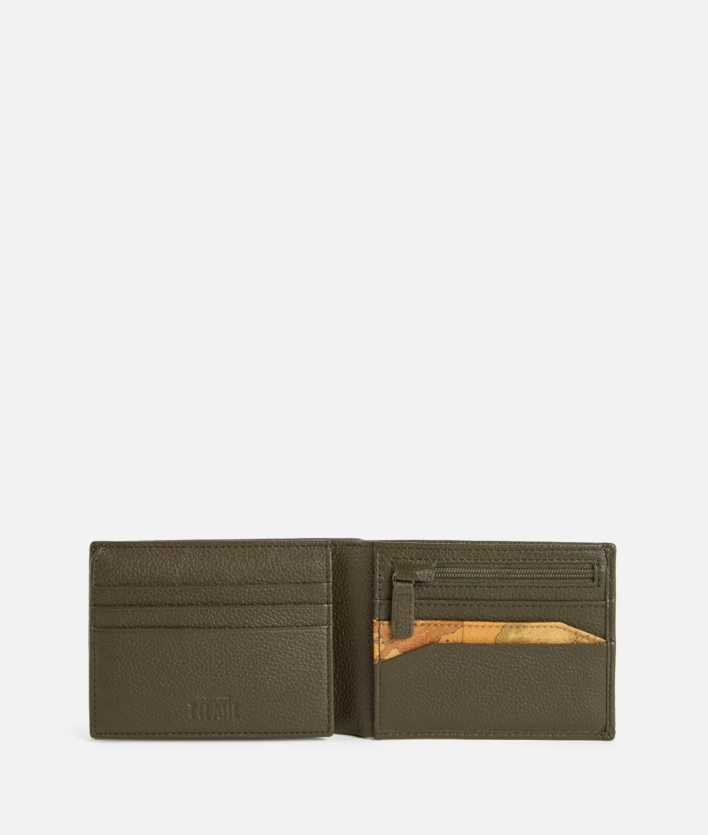 Alviero martini 1a classe Beta Leather portafoglio medio Verde Militare 2025