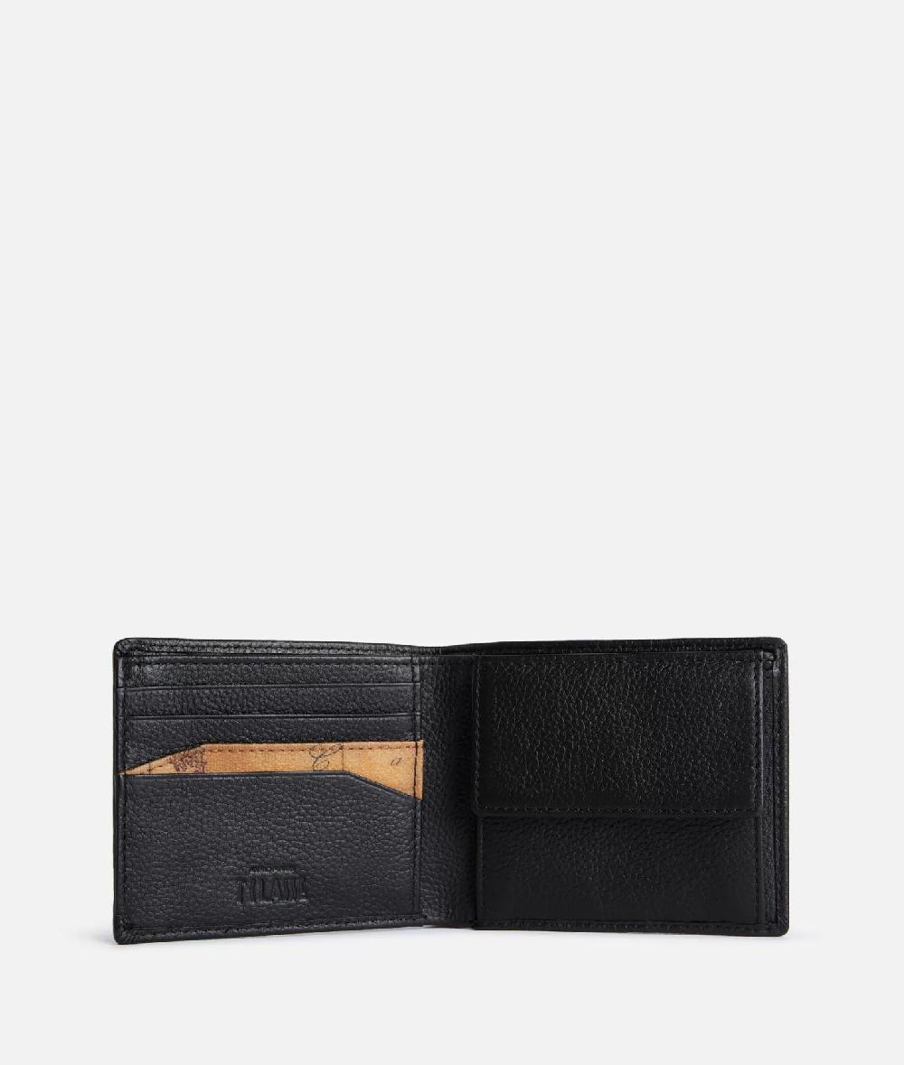 Alviero martini 1a classe Beta Leather portafoglio piccolo Nero Italia
