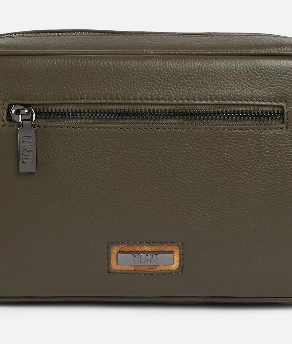 Alviero martini 1a classe Beta Leather portatutto Verde Militare In Linea