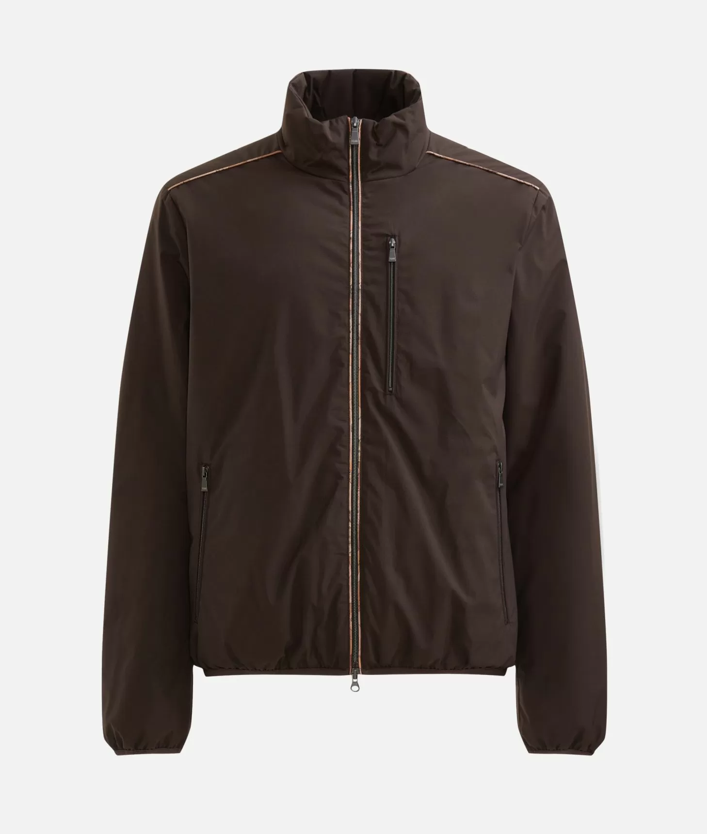 Alviero martini 1a classe Bomber con dettagli Geo Classic Cioccolato Vendite Flash