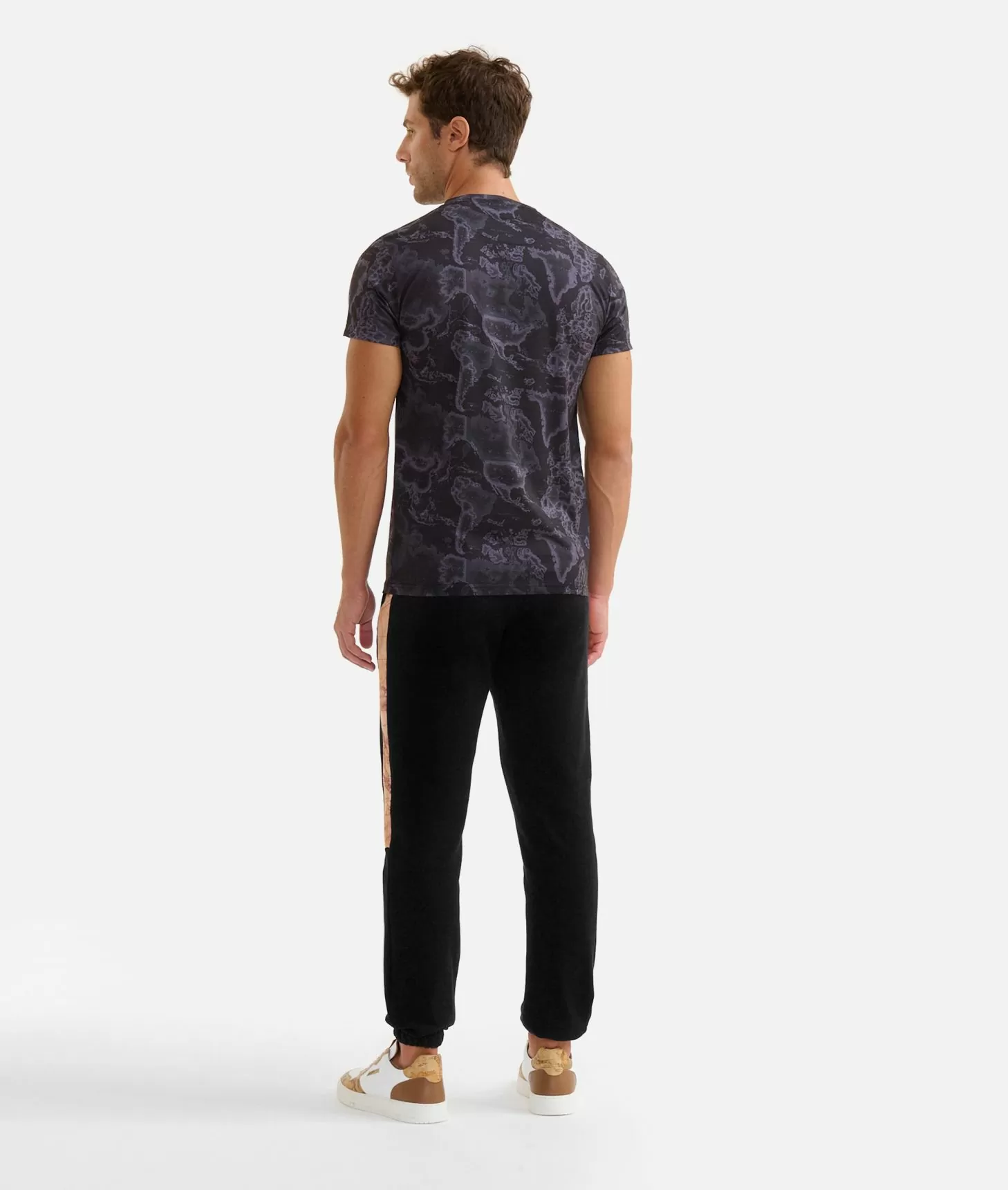 Alviero martini 1a classe T-shirt stampa Geo Night Nera Moda