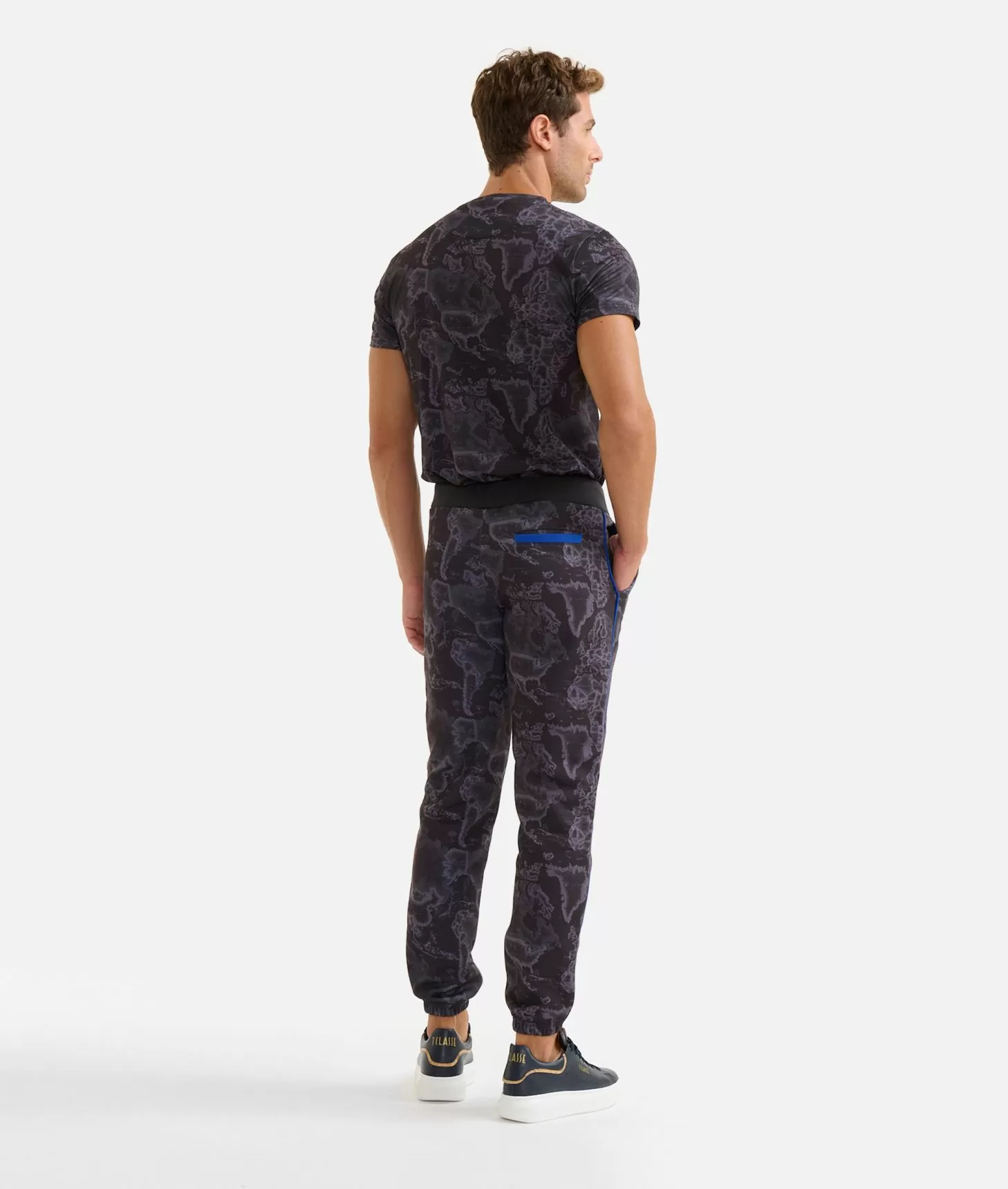 Alviero martini 1a classe Pantaloni jogging stampa Geo Night Neri 2025