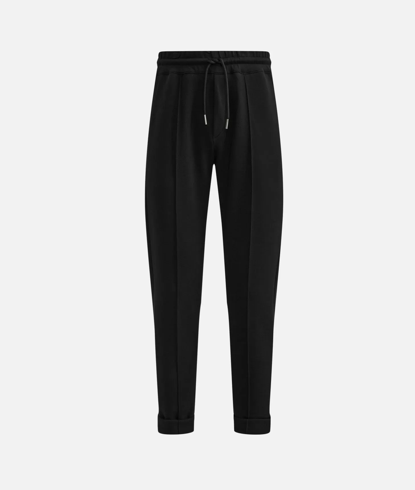 Alviero martini 1a classe Pantaloni con coulisse in cotone piquet Neri Qualità