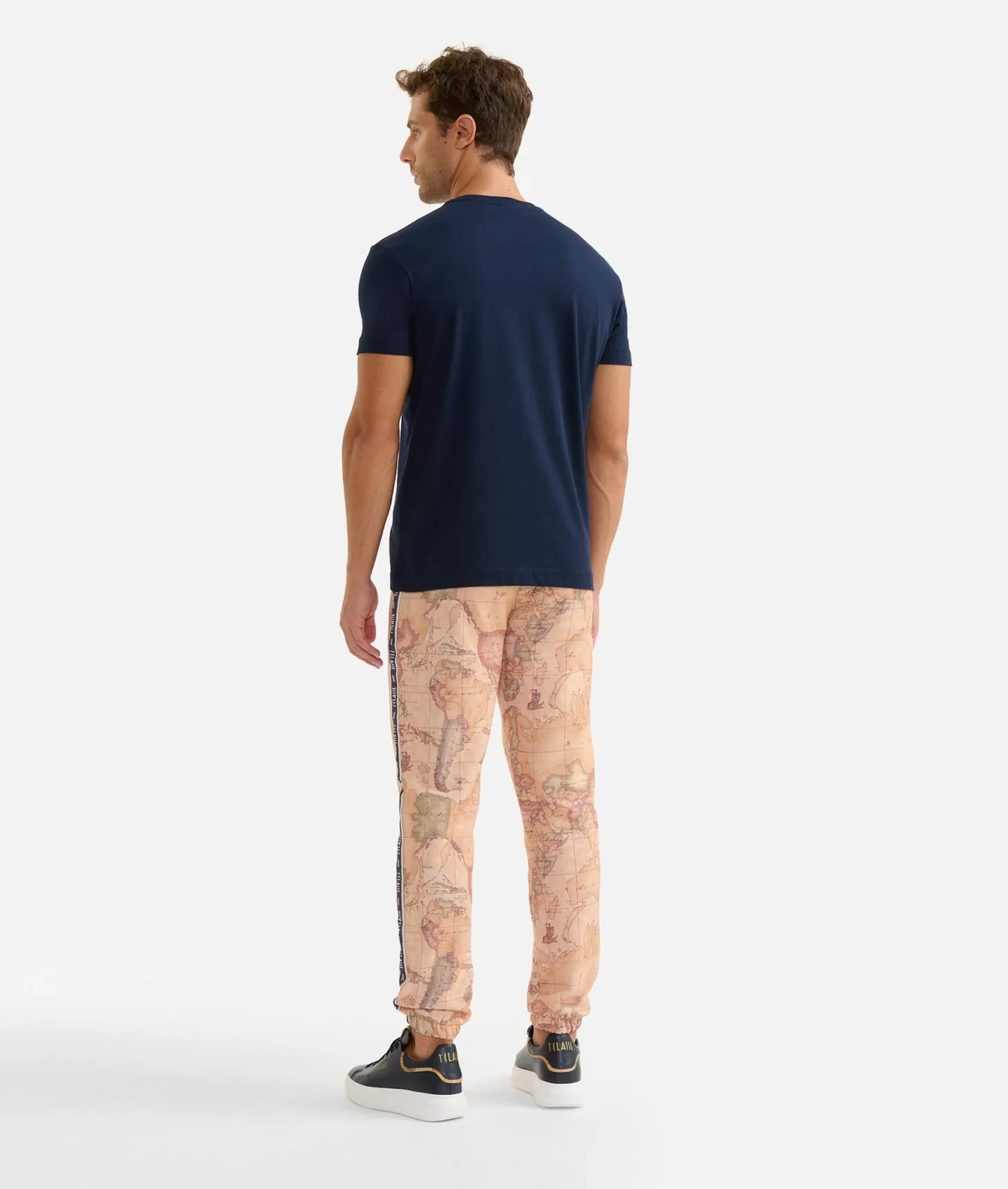 Alviero martini 1a classe T-shirt in cotone con logo 1ᴬ Classe Essentia Blu Navy Consegna Veloce