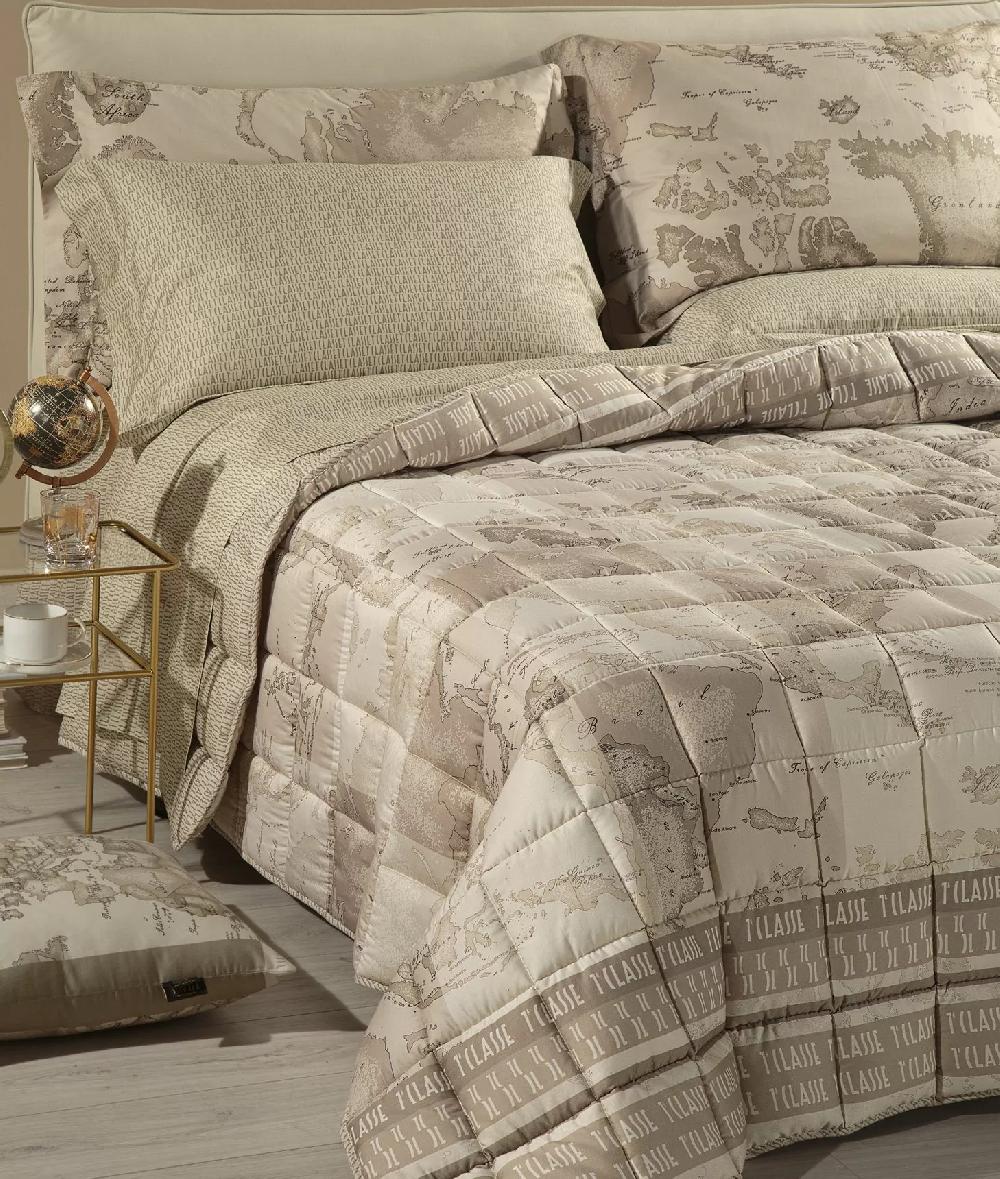 Alviero martini 1a classe Trapunta leggera in raso di cotone stampa Geo Safari Patchwork Offerta